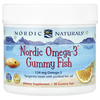 Nordic Naturals, Nordic Omega-3 Gummy Fish, «мандариновые лакомства», 124 мг, 30 жевательная таблеток в форме рыбок