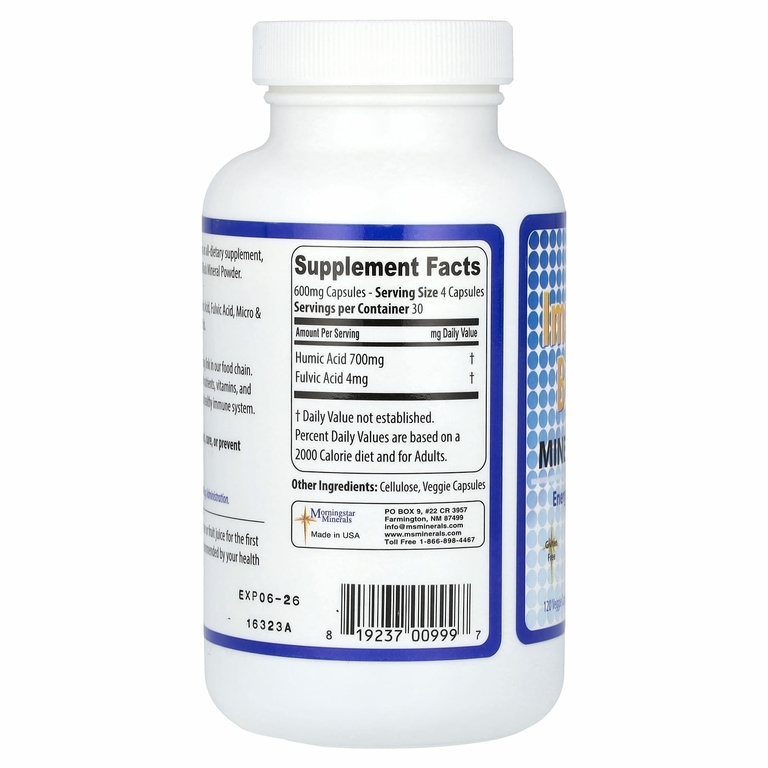 Morningstar Minerals, Immune Boost 77, минеральная добавка, 120 вегетарианских капсул