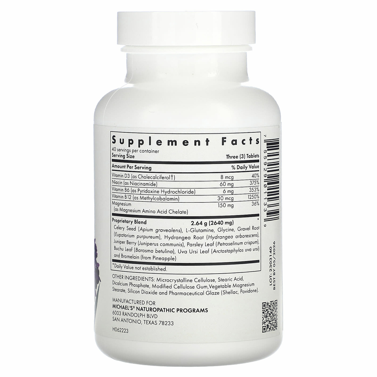 Michael's Health, Kidney Factors, 120 вегетарианских таблеток