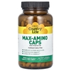 Country Life, Max-Amino Caps, с витамином B-6, 180 вегетарианских капсул