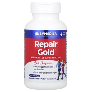 Enzymedica, Repair Gold, восстановление мышц, тканей и суставов, 120 капсул
