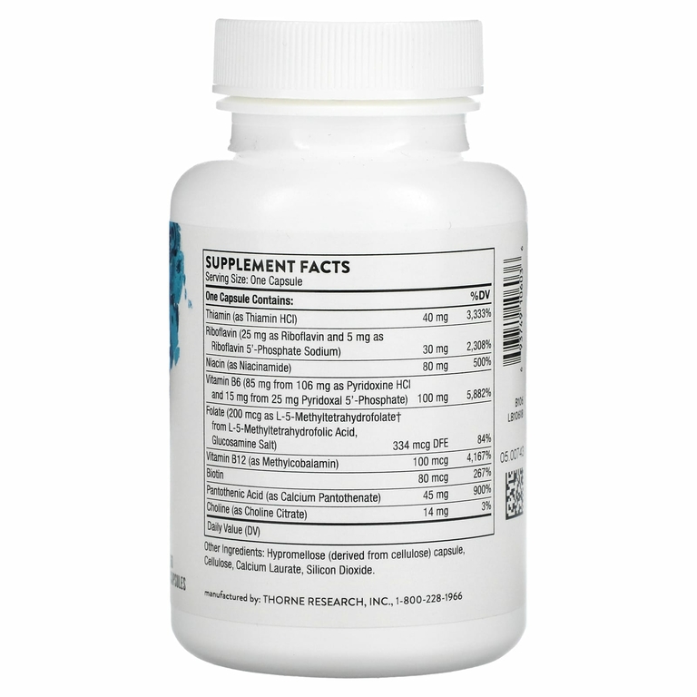 Thorne, B-Complex #6, 60 капсул