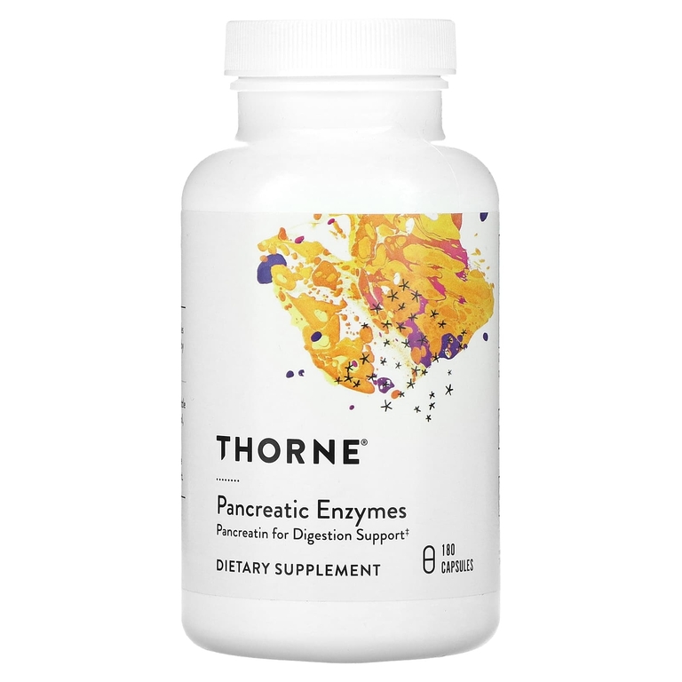 Thorne, Ферменты поджелудочной железы, 180 капсул