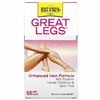 Natural Balance, Great Legs Ultra, Улучшенная формула для вен, 60 вегетарианских капсул