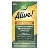 Nature's Way, Alive! ® Max 6 Potency, полный мультивитаминный комплекс для взрослых, с железом, 90 капсул