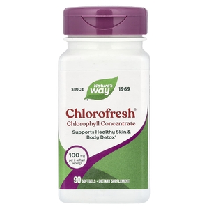 Nature's Way, концентрат хлорофилла Chlorofresh®, 90 капсул (50 мг в 1 капсуле)