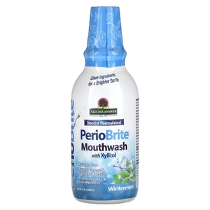 Nature's Answer, PerioBrite, ополаскиватель для рта с ксилитолом, зимняя мята, 480 мл (16 жидк. унций)
