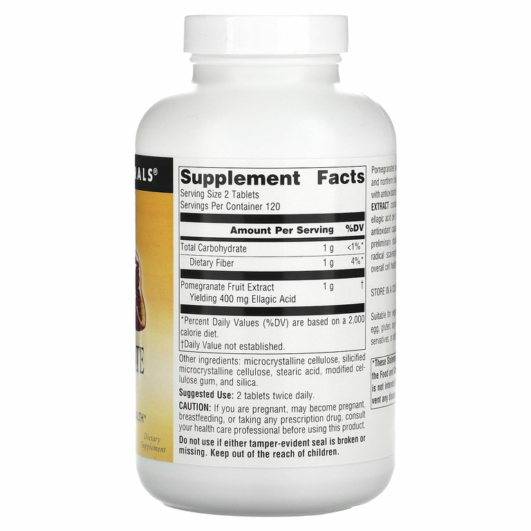 Source Naturals, экстракт граната, 500 мг, 240 таблеток