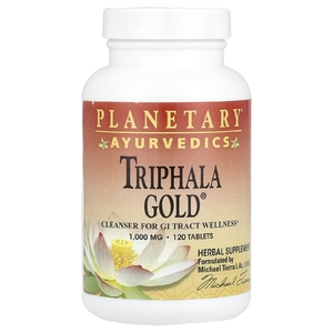 Planetary Herbals, Ayurvedics, Triphala Gold®, 2000 мг, 120 таблеток (1000 мг на таблетку)