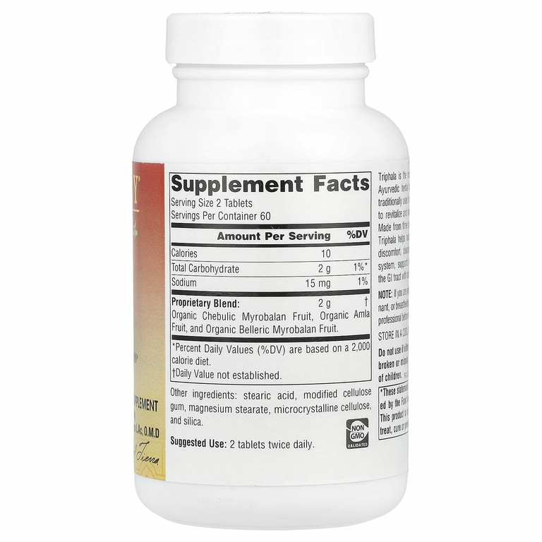 Planetary Herbals, Ayurvedics, Triphala Gold®, 2000 мг, 120 таблеток (1000 мг на таблетку)