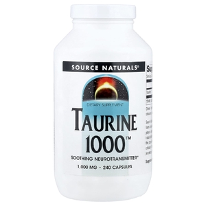 Source Naturals, Taurine 1000™, таурин, 1000 мг, 240 капсул