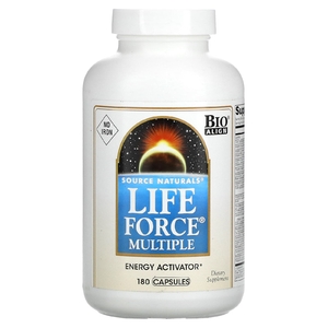 Source Naturals, Life Force Multiple, без железа, 180 капсул