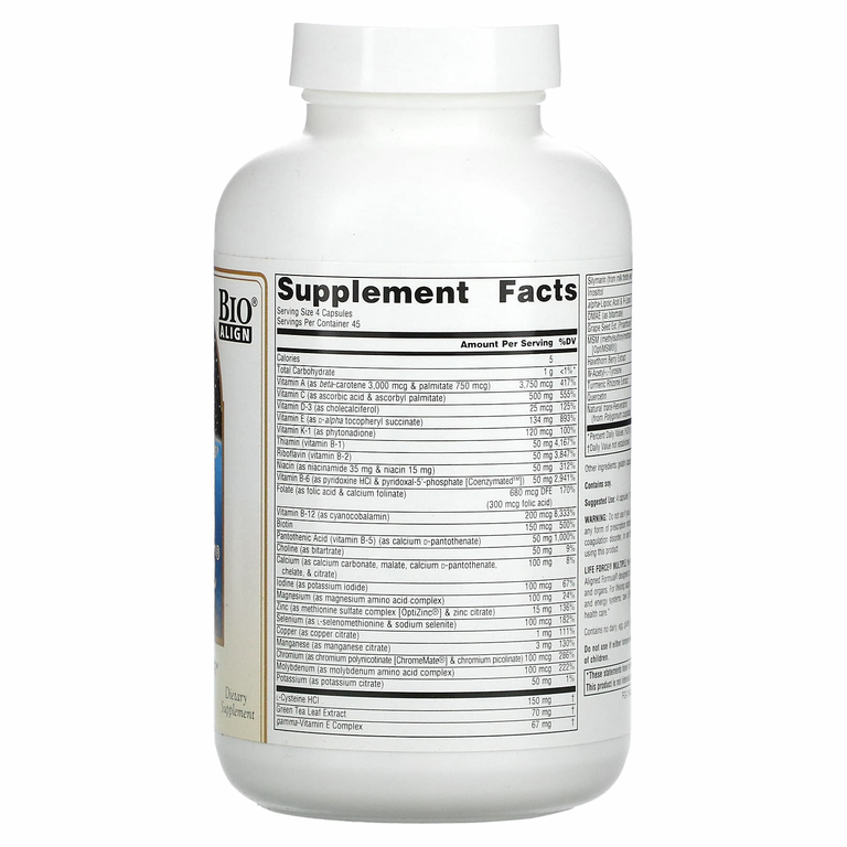 Source Naturals, Life Force Multiple, без железа, 180 капсул