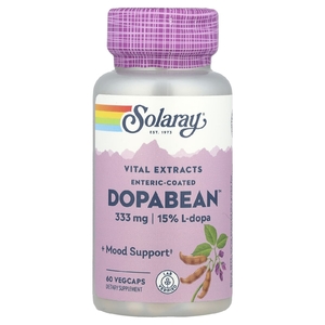 Solaray, Vital Extracts, DopaBean ™, 60 растительных капсул