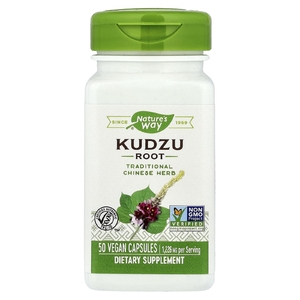 Nature's Way, корень кудзу, 1226 мг, 50 веганских капсул (613 мг в 1 капсуле)