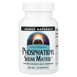 Source Naturals, Фосфатидилсерин Матрица™ 500 мг, 60 капсул