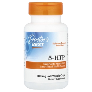 Doctor's Best, 5-HTP, 100 мг, 60 растительных капсул