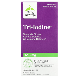 Terry Naturally, Tri-Iodine, 12,5 мг, 180 капсул
