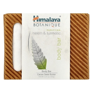 Himalaya, Botanique, очищающее батончик для тела с нимом и куркумой, 125 г (4,41 унции) (Товар снят с продажи) 
