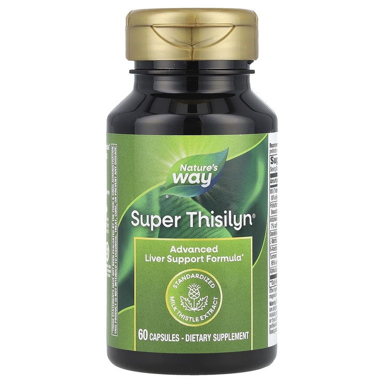 Nature's Way, Super Thisilyn, улучшенная формула для детоксикации, 60 вегетарианских капсул