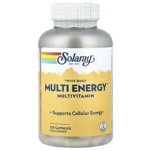 Solaray, мультивитамины, без железа, 120 капсул