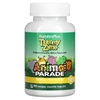 NaturesPlus, Source of Life, Animal Parade, Tummy Zyme с активными ферментами, цельными продуктами и пробиотиками, натуральный вкус тропических фруктов, 90 таблеток в форме животных