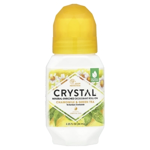 CRYSTAL, Натуральный шариковый дезодорант с ромашкой и зеленым чаем, 2,25 жидкой унции (66 мл)