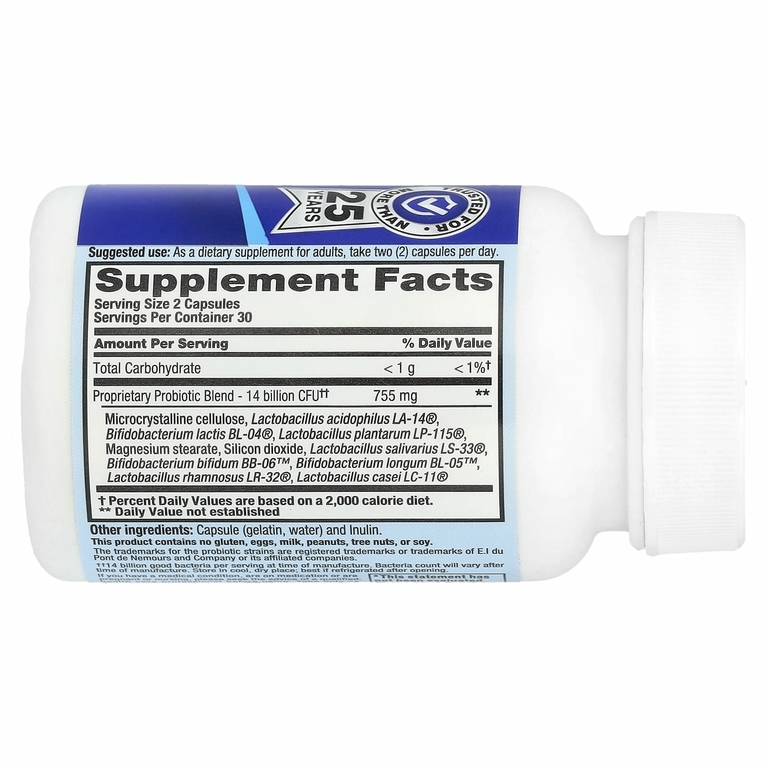 Nutrition Now, PB 8 ™, пробиотик, 14 миллиардов, 60 капсул