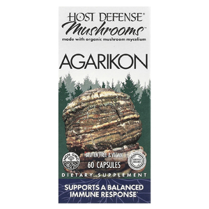 Fungi Perfecti, грибной гриб, агарик, 60 капсул