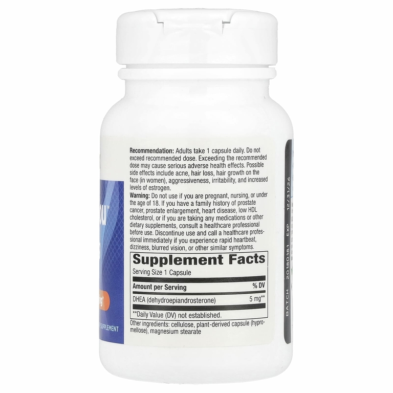 Nature's Way, Youthful You, ДГЭА, 5 мг, 60 растительных капсул