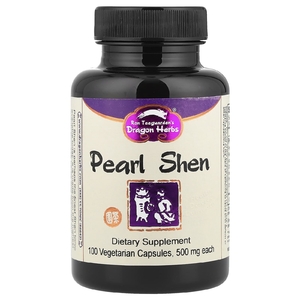 Dragon Herbs, Pearl Shen, 500 мг, 100 растительных капсул