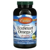 Carlson, EcoSmart, омега-3, с натуральным лимонным вкусом, 1000 мг, 180 капсул (500 мг в 1 капсуле)