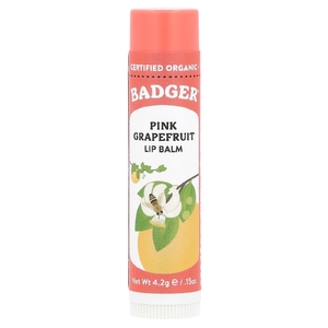 Badger, бальзам для губ, розовый грейпфрут, 4,2 г (0,15 унции)