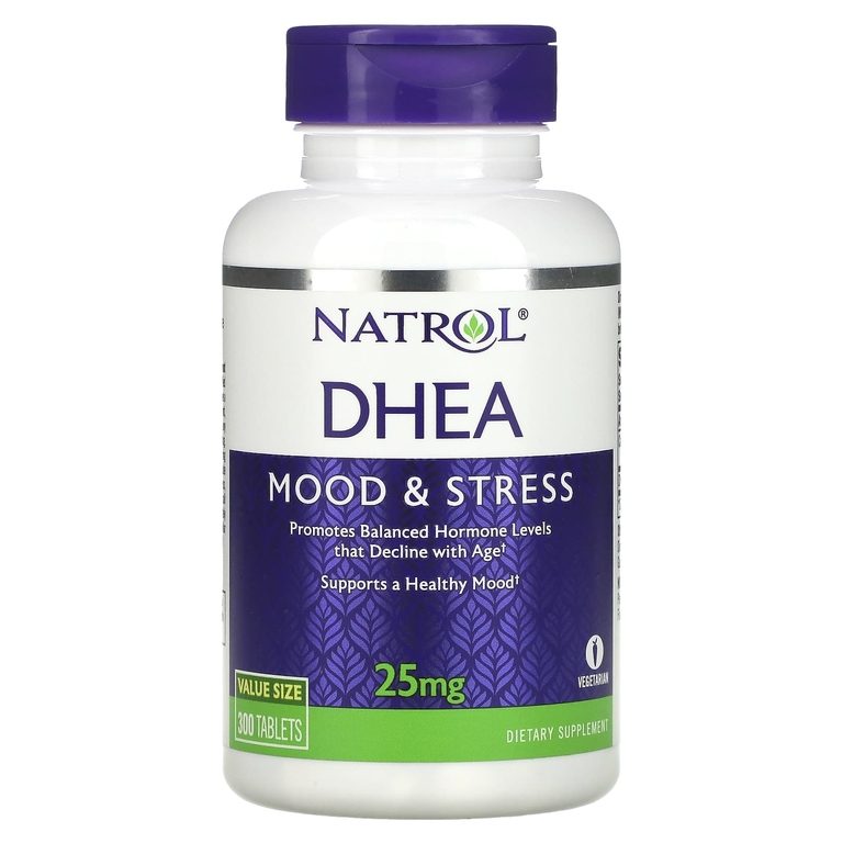 Natrol, ДГЭА, 25 мг, 300 таблеток