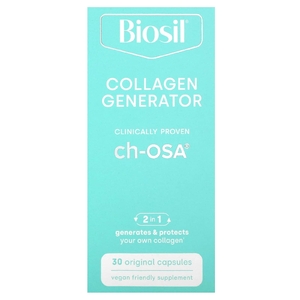 Biosil, Collagen Generator, средство для стимулирования производства коллагена, 30 оригинальных капсул