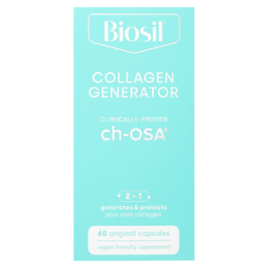Biosil, Collagen Generator, средство для стимулирования производства коллагена, 60 оригинальных капсул