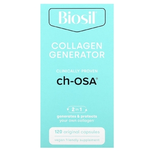 Biosil, Collagen Generator, средство для стимулирования производства коллагена, 120 оригинальных капсул