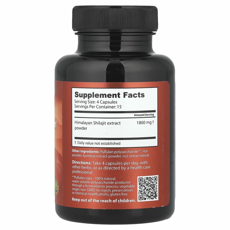 Dragon Herbs, Мумие High Mountain ™, 450 мг, 60 капсул
