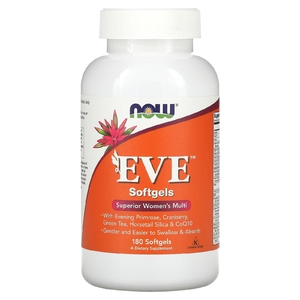NOW Foods, EVE, превосходные мультивитамины для женщин, 180 капсул