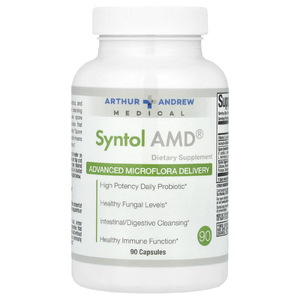 Arthur Andrew Medical, Syntol AMD, Advanced Microflora Delivery, средство для здоровой микрофлоры, 500 мг, 90 капсул