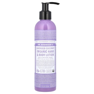 Dr. Bronner's, органический лосьон для рук и тела, лаванда и кокос, 237 мл (8 жидк. унций)