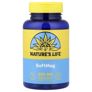 Nature's Life, магний, 500 мг, 60 капсул