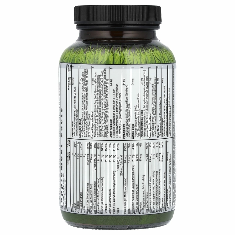 Irwin Naturals, Men's Living Green Liquid-Gel Multi, 120 жидких гелевых капсул