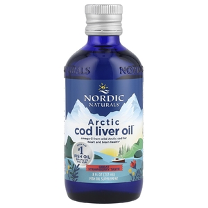 Nordic Naturals, Масло печени арктической трески со вкусом клубники, 237 мл (8 жидких унций)