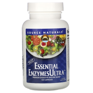 Source Naturals, Смесь пищеварительных ферментов, 120 капсул