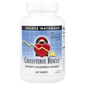 Source Naturals, добавка для поддержки уровня холестерина, 60 таблеток