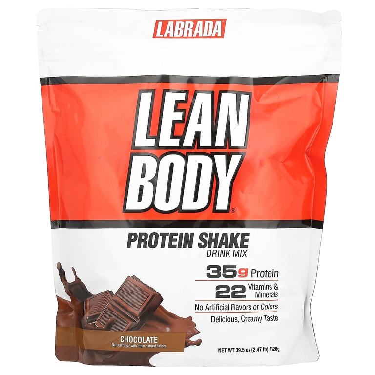 Labrada Nutrition, Lean Body, высокопротеиновый заменитель еды, шоколад, 1120 г (2,47 фунта)