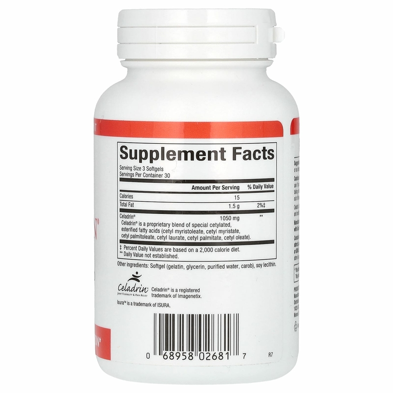 Natural Factors, Celadrin, для здоровья суставов, 90 капсул