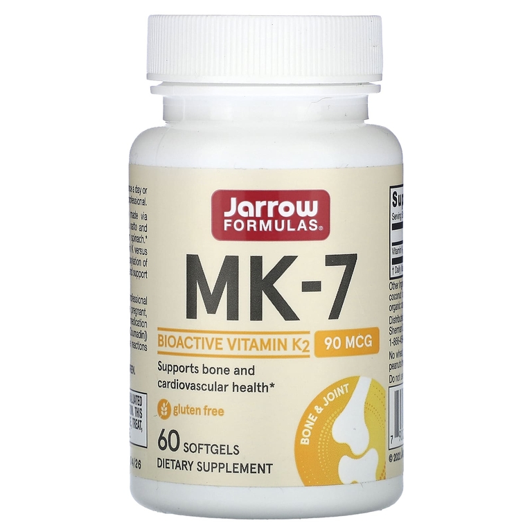 Jarrow Formulas, MK-7, 90 мкг, 60 капсул
