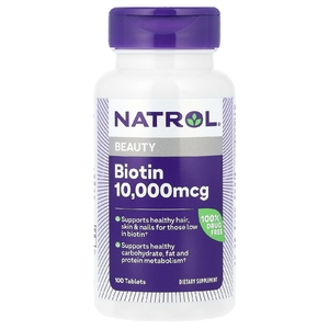 Natrol, Beauty, биотин, 10 000 мкг, 100 таблеток
